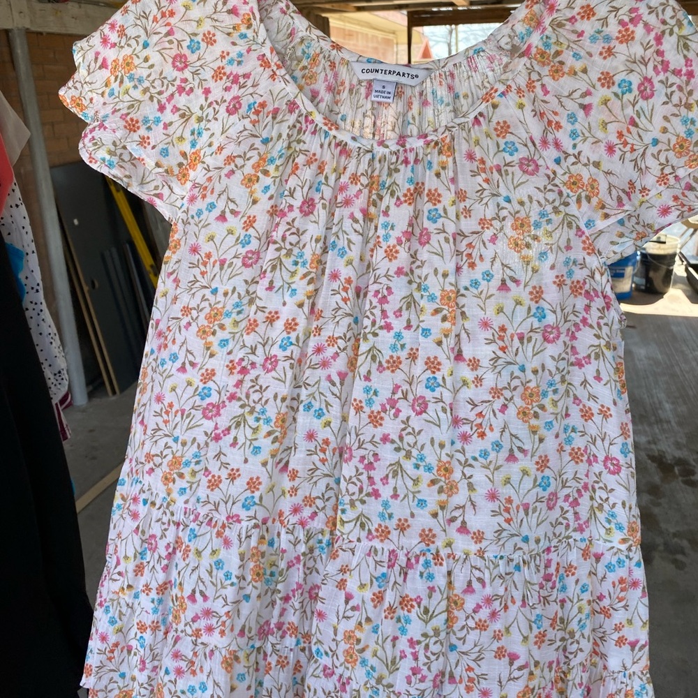 Counterparts Multicolor Floral Top